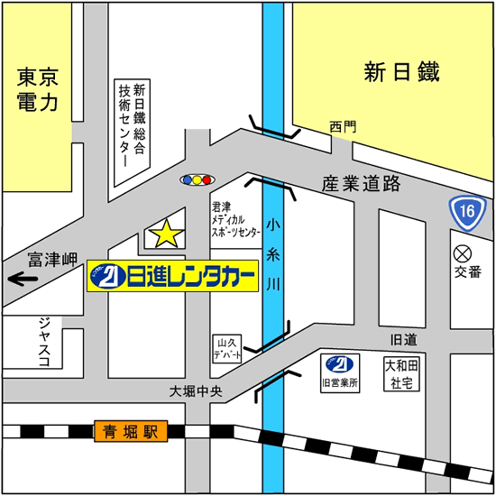 君津営業所 地図